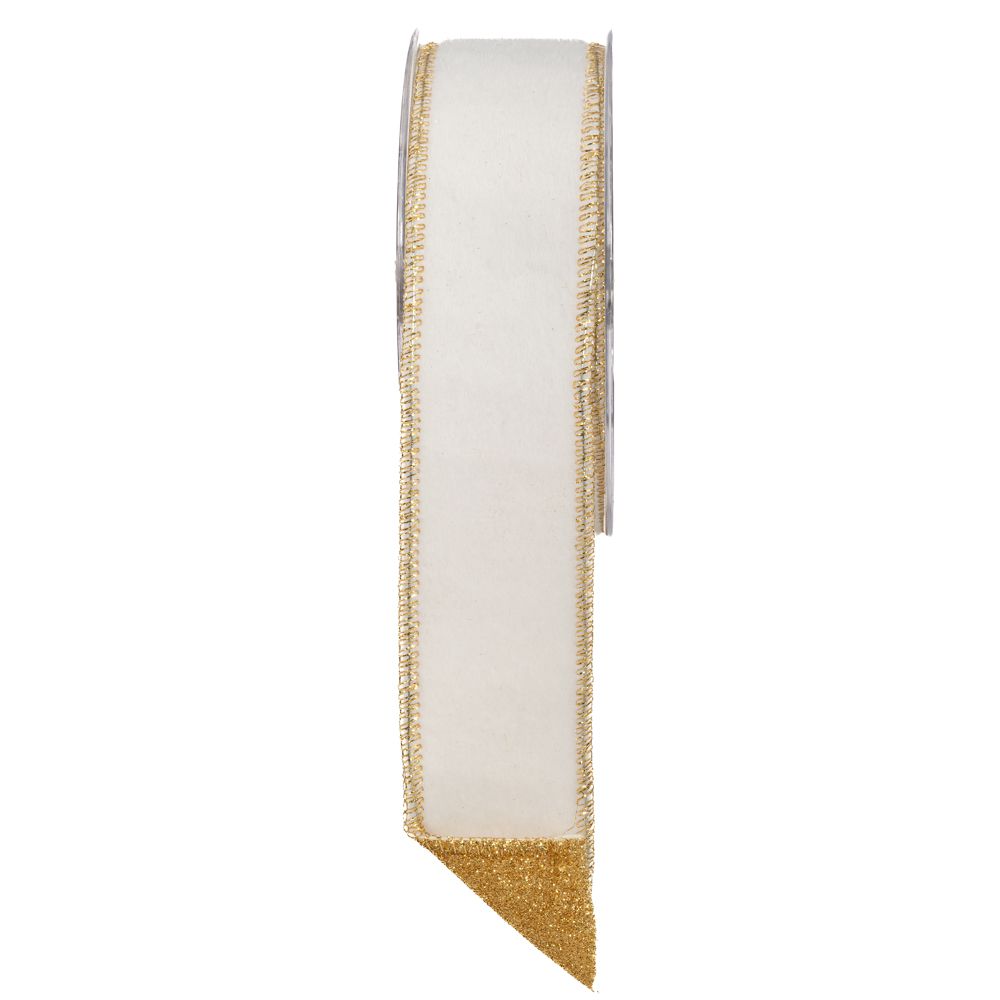 20039 ΚΟΡΔ.DUSTY FUR 5.2cm x 4.5m ΕΚΡΟΥ-ΧΡΥΣΟ