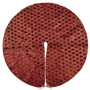 ΠΟΔΙΑ ΔΕΝΤΡΟΥ  JULIET WITH BAGGING LONETA FOIL 120cm ΚΟΚΚΙΝΟ-ΧΡΥΣΟ