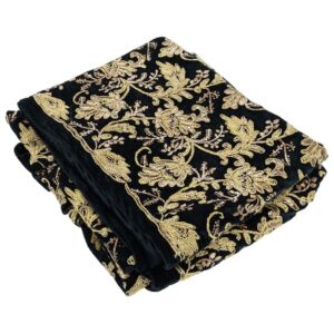 ΥΦΑΣΜΑ LUXURY ROSE  DF LONETA FOIL 150CMX3M ΜΑΥΡΟ ΧΡΥΣΟ