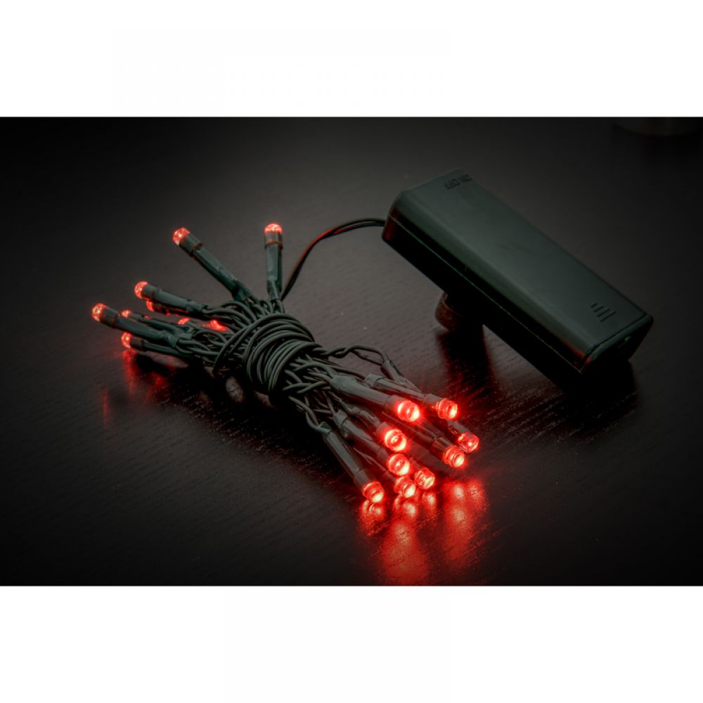 55464 20 LED ΜΠΑΤΑΡΙΑΣ ΠΡΑΣΙΝΟ ΚΟΚΚΙΝΟ ΣΤΑΘΕΡΟ 1ΜΕΤΡΟ