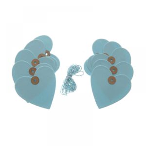 ΚΑΡΔΙΑ ΣΕΤ10 ΜΠΛΕ ΧΑΡΤΙΝΗ 8Χ8ΕΚ