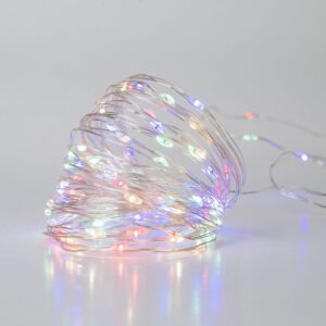 100 MICROLED ΣΥΡΜΑ ΑΣΗΜΙ ΠΟΛΥΧΡΩΜΑ 8ΠΡΟΓΡΑΜ 5ΜΕΤΡΑ ΕΣΩΤ AND ΕΞΩΤ ΧΩΡΟΥ