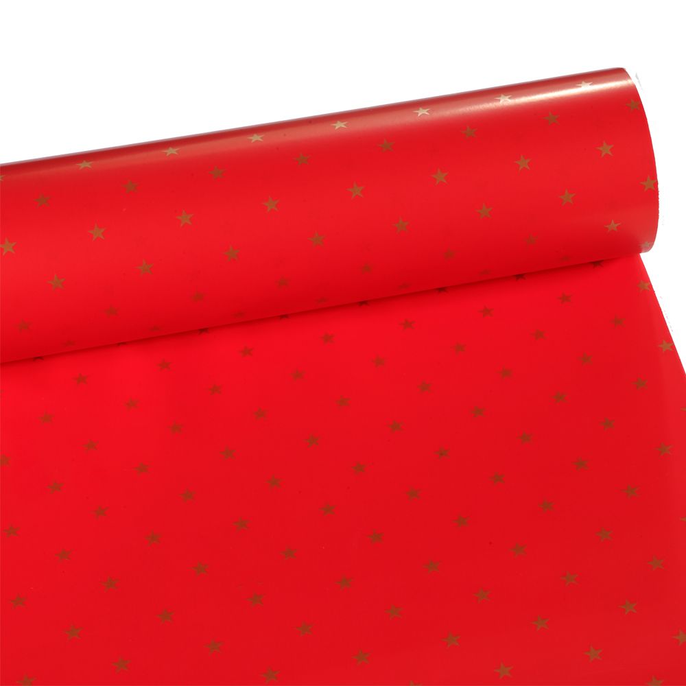 73661 ΧΑΡΤΙ 80ΕΚΧ50ΜΕΤΡΑ ΠΕΡΙΤΥΛ ΚΟΚΚΙΝΟ ΜΕ ΑΣΤΕΡΙΑ