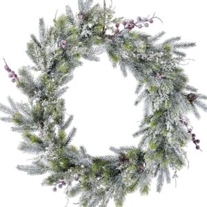 ΧΙΟΝΙΣΜΕΝΟ ΣΤΕΦΑΝΙ 55ΕΚ ΜΕ ΚΟΚΚΙΝΑ BERRIES