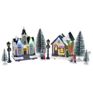 ΦΩΤΙΖΟΜΕΝΟ ΣΚΗΝΙΚΟ ΧΩΡΙΟ ΜΕ ΦΙΓΟΥΡΕΣ ΣΕΤ 10 ΤΕΜ ΜΠΑΤΑΡΙΑΣ 10Χ7Χ12ΕΚ