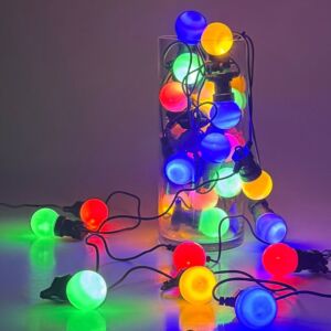 ΛΑΜΠΑΚΙ ΚΗΠΟΥ ΠΟΛΥΧΡΩΜΟ ΜΕ 25 LED ΛΑΜΠΕΣ 10ΜΕΤΡΑ