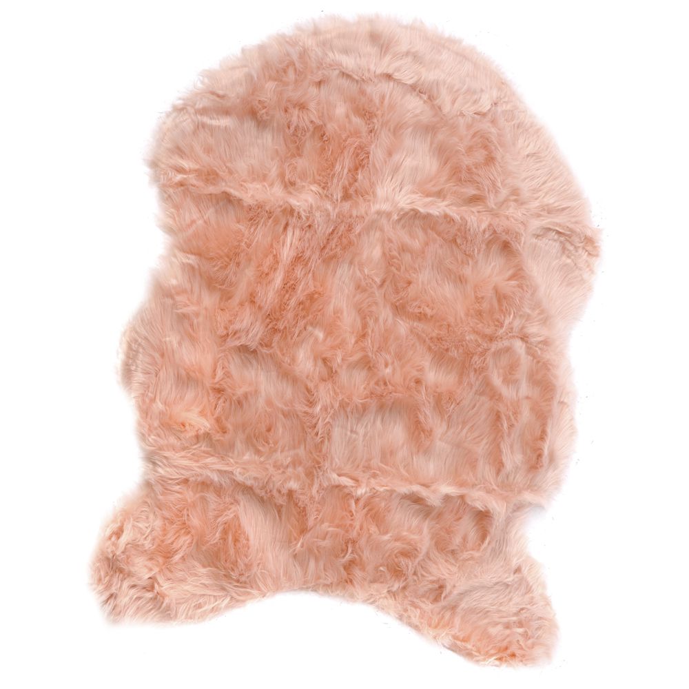 76059 ΡΟΖ ΣΥΝΘΕΤΙΚΟ ΓΟΥΝΙΝΟ ΔΕΡΜΑ ΠΡΟΒΑΤΟΥ 90Χ120ΕΚ