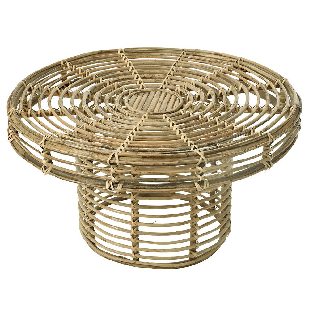 76882 ΨΑΘΙΝΟ BAMBOO ΤΡΑΠΕΖΙ 81x81x45EK