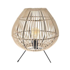 ΕΠΙΤΡΑΠΕΖΙΟ ΛΑΜΠΑΤΕΡ RATTAN Φ31Χ33ΕΚ