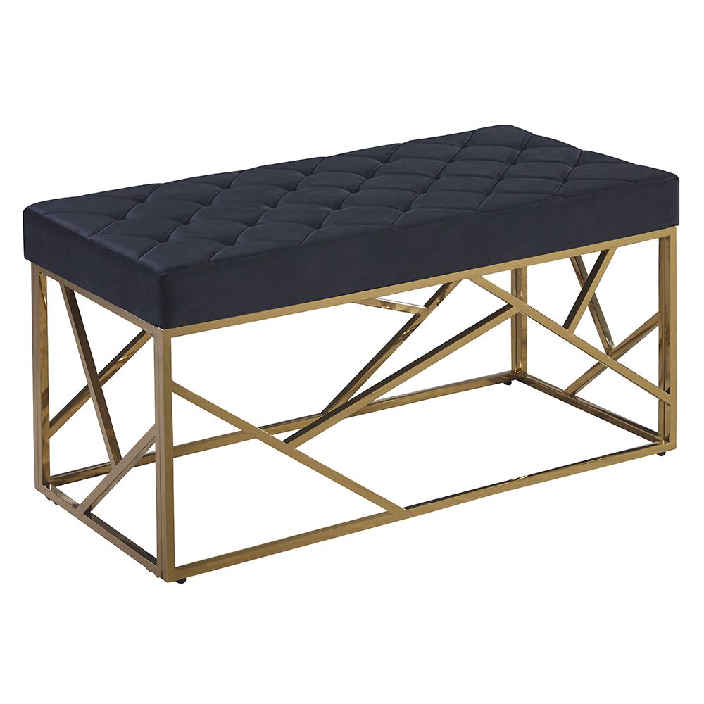 77268 ΧΡΥΣΟ ΜΕΤΑΛΛΙΚΟ ΣΚΑΜΠΟ GEOMETRICAL 97Χ44Χ48ΕΚ