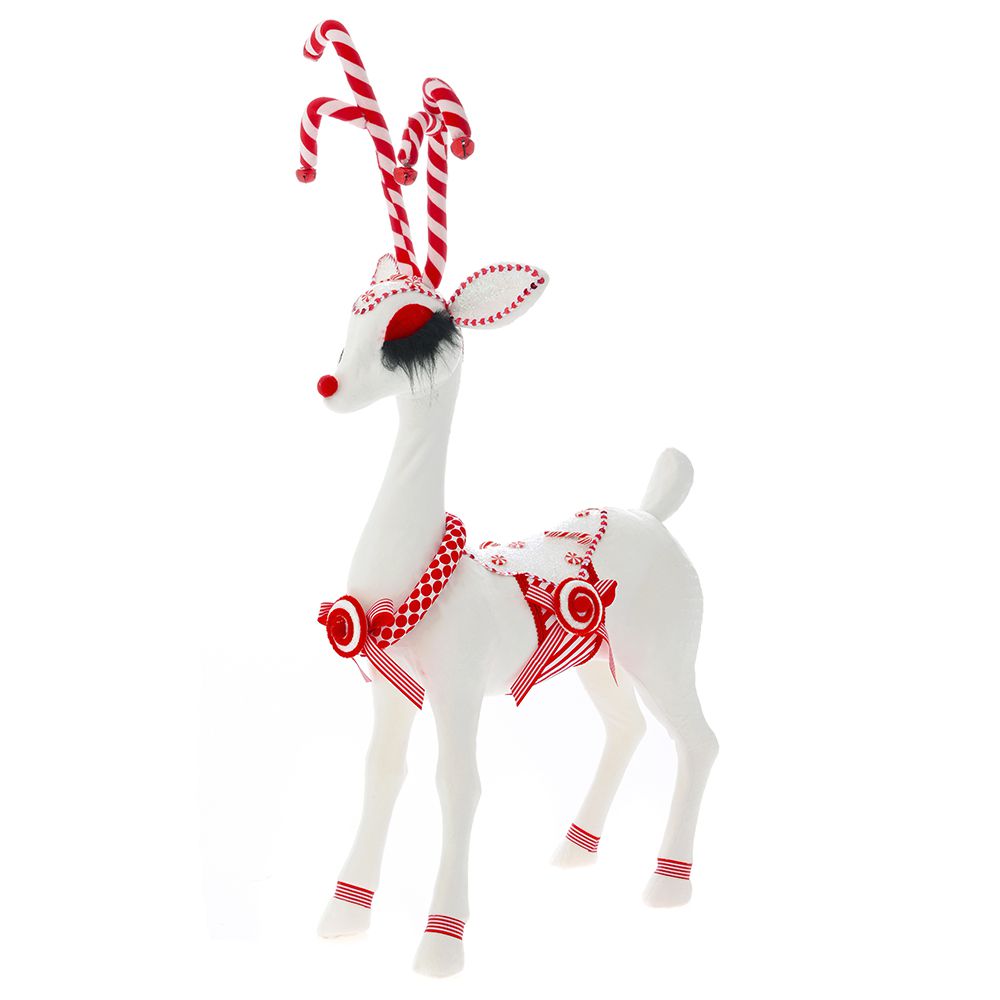 78214 ΚΟΚΚΙΝΟ ΕΛΑΦΙ ΜΕ ΜΠΑΣΤΟΥΝΙΑ ΚΕΡΑΤΑ 41Χ24Χ65ΕΚ