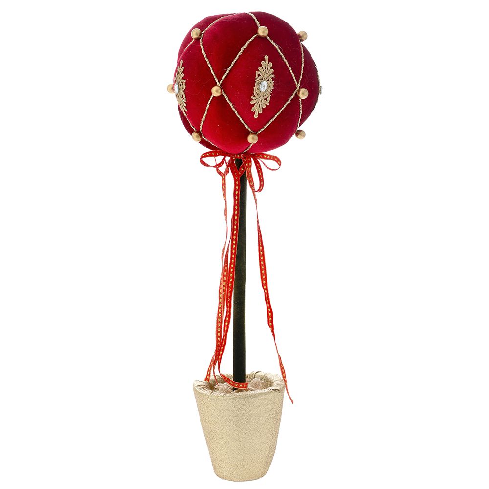 78228 ΚΟΚΚΙΝΗ ΜΠΑΛΛΑ ΣΕ ΓΛΑΣΤΡΑ 22x22x68EK