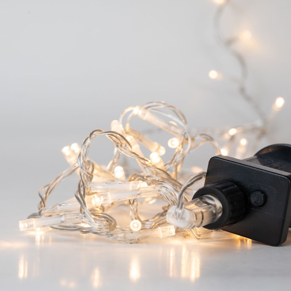 78637 800 LED ΔΙΑΦΑΝΟ ΛΕΥΚΟ 8ΠΡΟΓΡΑΜ 40ΜΕΤΡΑ ΕΣΩΤ AND ΕΞΩΤ ΧΩΡΟΥ 5mm