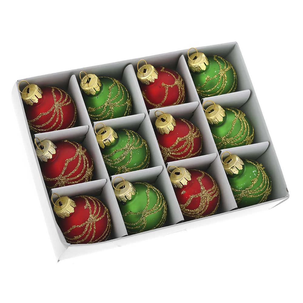 78775 ΠΡΑΣΙΝΗ ΚΟΚΚΙΝΗ ΓΥΑΛΙΝΗ ΜΙΝΙ ΜΠΑΛΑ 3ΕΚ ΣΕΤ 12