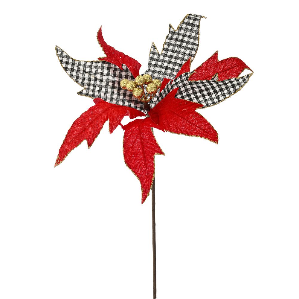 79061 ΚΟΚΚΙΝΟ ΑΛΕΞΑΝΔΡΙΝΟ 50εκ ΚΑΡΩ (ΜΑΥΡΟ-ΛΕΥΚΟ) ΚΛΑΔΙ