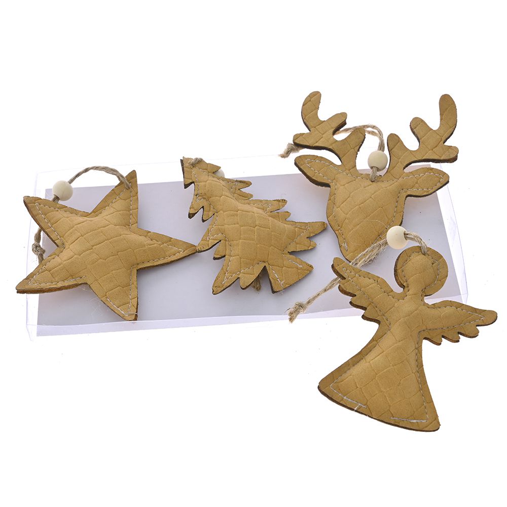 79556 ΣΕΤ 4 ΜΠΕΖ ΔΕΡΜΑΤΙΝΑ ΚΡΕΜΑΣΤΑ ΣΤΟΛΙΔΙΑ 8ΕΚ ΣΕ ΚΟΥΤΙ