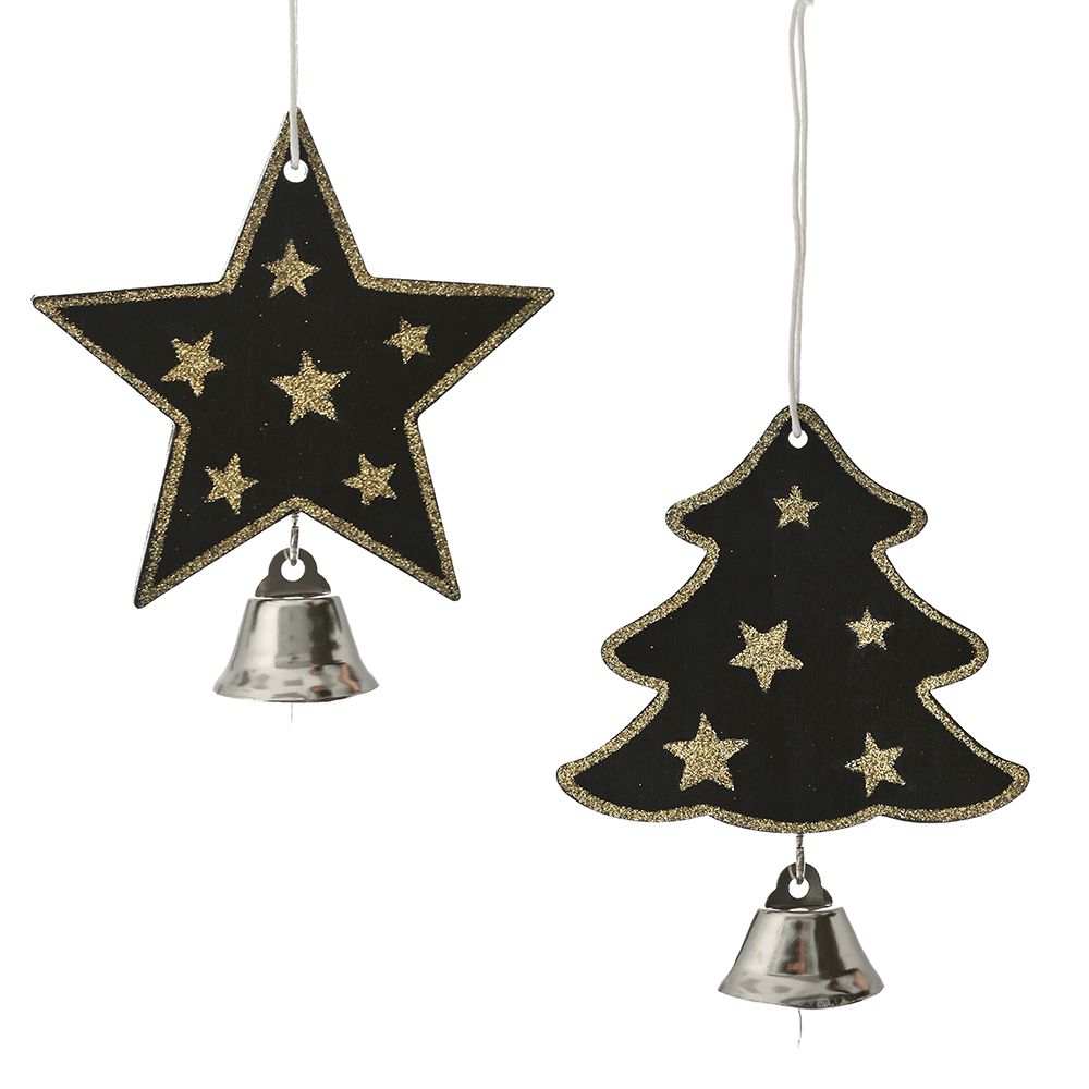 79629 ΜΑΥΡΑ ΚΡΕΜΑΣΤΑ ΣΤΟΛΙΔΙΑ ΑΣΤΕΡΙ ΔΕΝΔΡΟ 2 ΣΧΕΔΙΑ 8Χ10ΕΚ