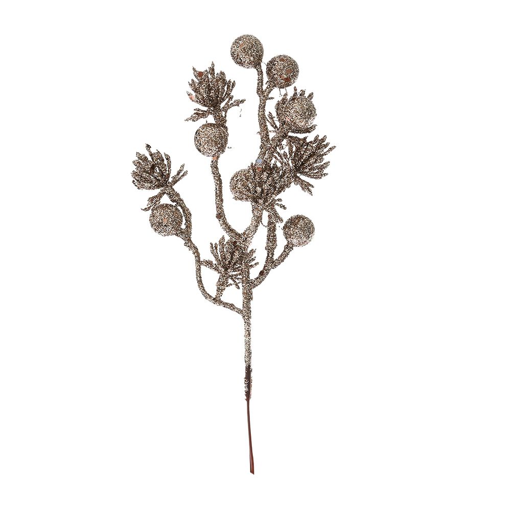 79706 ΜΠΡΟΝΖΕ GLITTER ΠΙΚ ΜΕ BERRIES 27EK