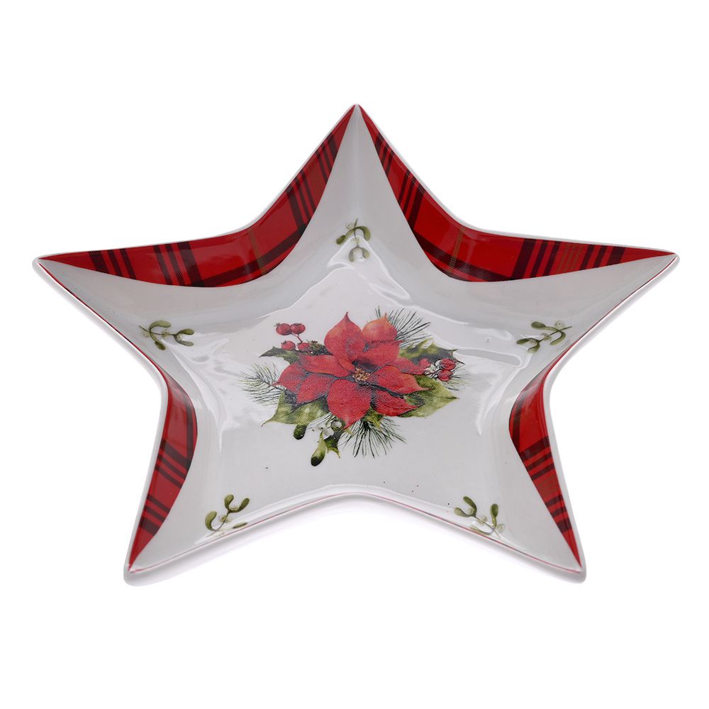 79877 POINSETTIA ΑΣΤΕΡΙ ΠΙΑΤΟ ΠΟΡΣΕΛΑΝΗΣ 19ΕΚ