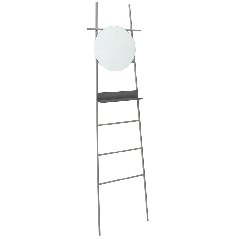 81068 ΓΚΡΙ ΜΕΤΑΛΛΙΚΗ ΣΚΑΛΑ ΜΕ ΚΑΘΡΕΦΤΗ 46Χ180 ΕΚ