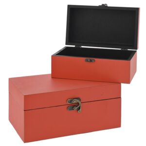 ΚΟΡΑΛΙ ΚΟΥΤΙ ΑΠΟΘΗΚΕΥΣΗΣ ΣΕΤ 2 26x16x12.5ΕΚ   21.5x13x9.5ΕΚ