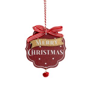 ΚΟΚΚΙΝΗ ΞΥΛΙΝΗ ΚΡΕΜΑΣΤΗ ΠΙΝΑΚΙΔΑ 10Χ10ΕΚ