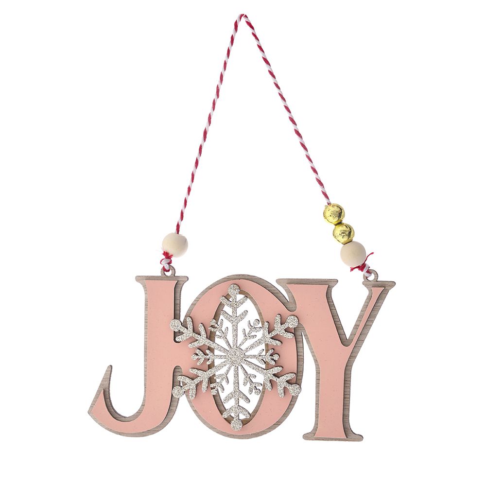 81812 ΡΟΖ ΞΥΛΙΝΗ ΚΡΕΜΑΣΤΗ ΠΙΝΑΚΙΔΑ JOY 14Χ8ΕΚ