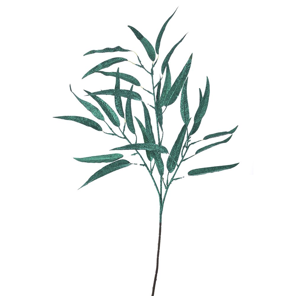 82669 ΣΜΑΡΑΓΔΙ GLITTER ΚΛΑΔΙ ΜΕ ΦΥΛΛΑ 96ΕΚ