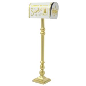 ΛΕΥΚΟ ΧΡΥΣΟ ΜΕΤΑΛΛΙΚΟ ΓΡΑΜΜΑΤΟΚΙΒΩΤΙΟ ΣΕ ΣΤΥΛΟ 33Χ18Χ101ΕΚ