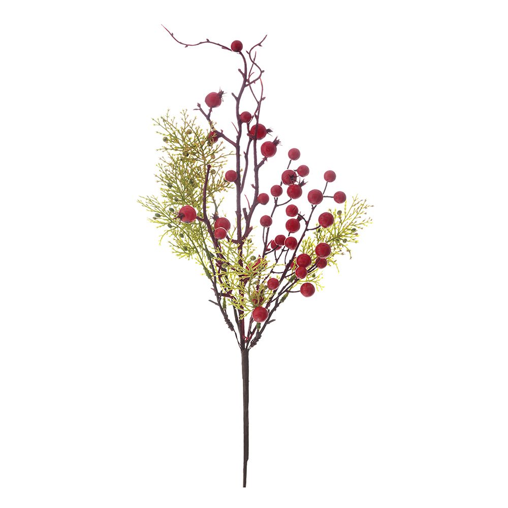 82917 ΚΛΑΔΙ ΜΕ ΜΙΚΡΑ ΚΟΚΚΙΝΑ ΡΟΔΙΑ ΚΑΙ BERRIES 65ΕΚ