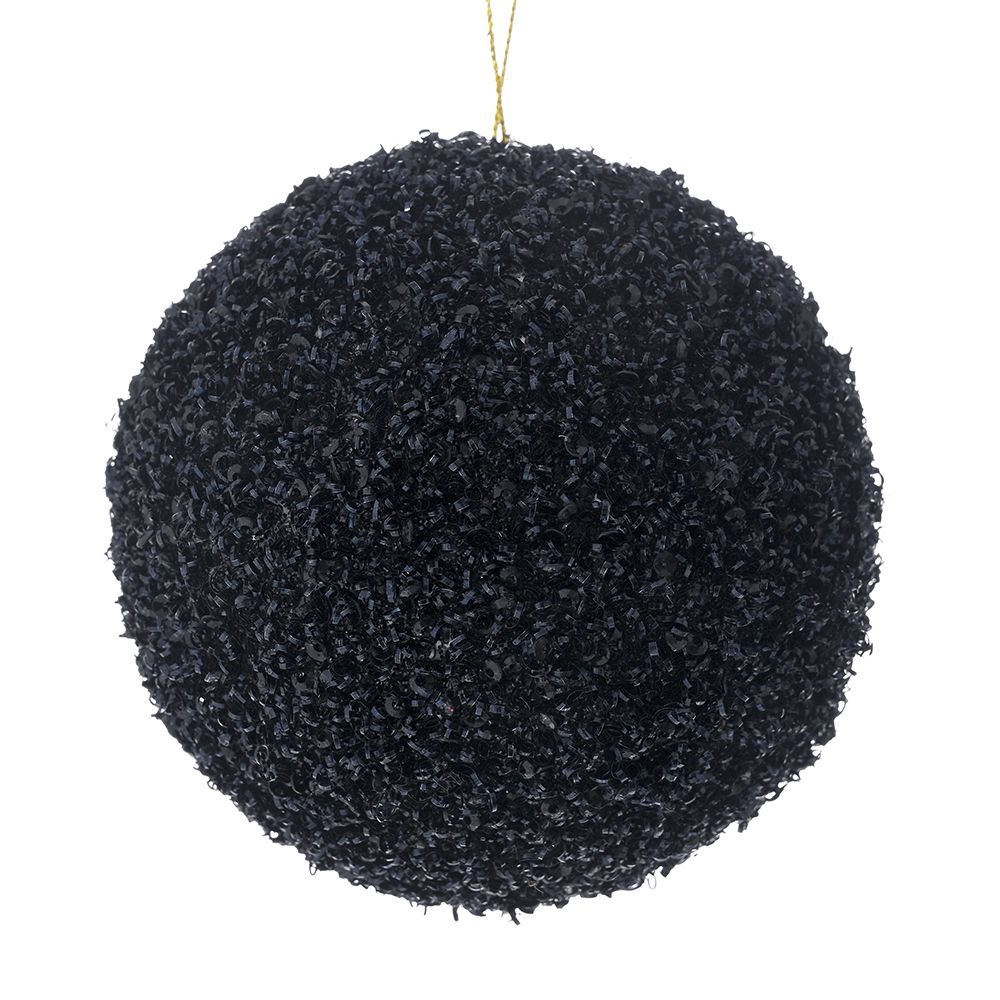 83527 ΜΑΥΡΗ GLITTER FOAM ΜΠΑΛΑ 12ΕΚ