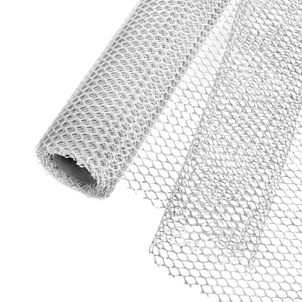 83924 ΥΦΑΣΜΑ GLITTER FENCE 50cmX5m ΑΣΗΜΙ
