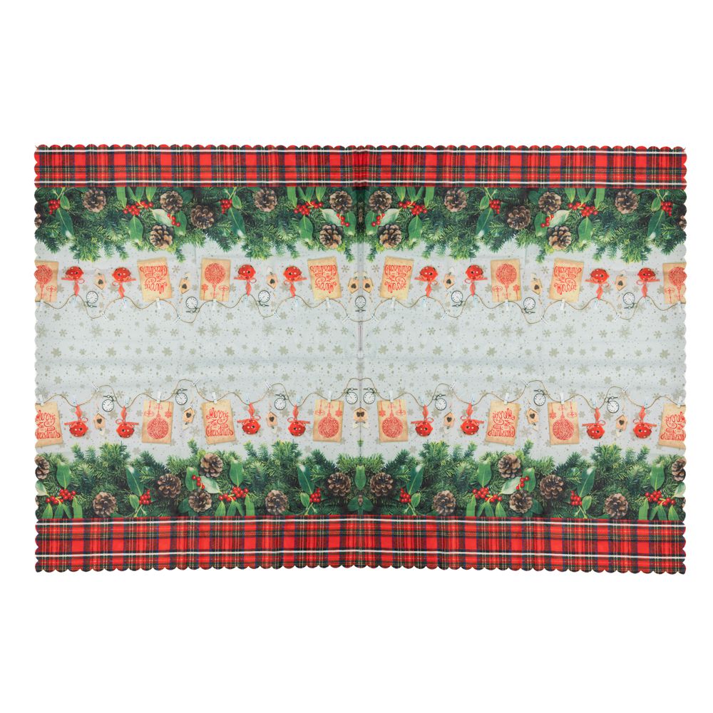 84733 ΧΡΙΣΤΟΥΓΕΝΝΙΑΤΙΚΟ ΤΡΑΠΕΖΟΜΑΝΤΗΛΟ 150Χ220ΕΚ