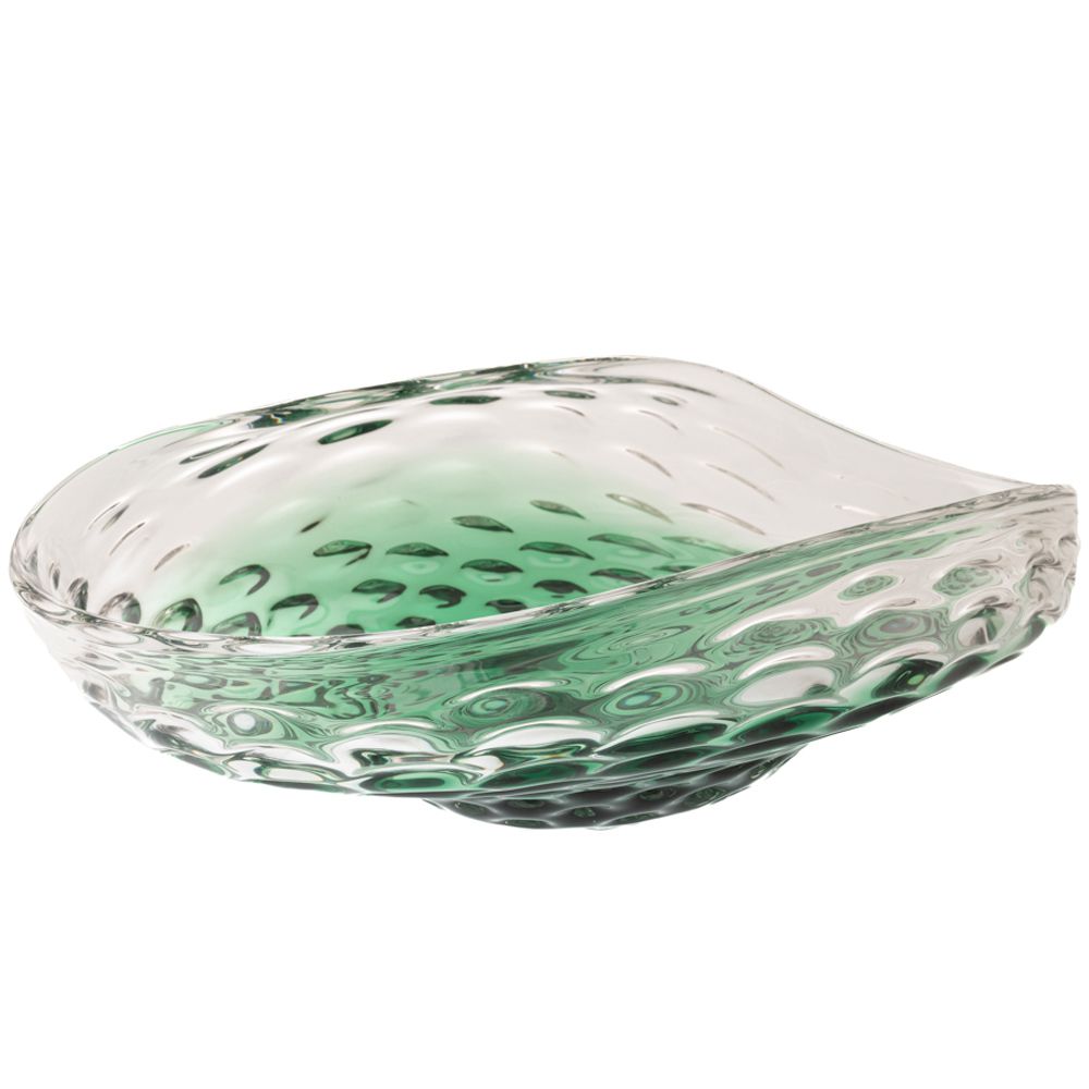 85022 ΓΥΑΛΙΝΗ ΔΙΑΦΑΝΗ-ΠΡΑΣΙΝΗ ΠΙΑΤΕΛΑ 48x35.5x15EK ΥΨΟΣ