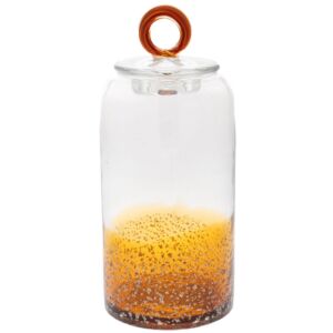 ΓΥΑΛΙΝΟ ΔΙΑΦΑΝΟ-ΚΑΦΕ ΒΑΖΟ ΜΕ ΚΑΠΑΚΙ Φ12Χ28.5ΕΚ