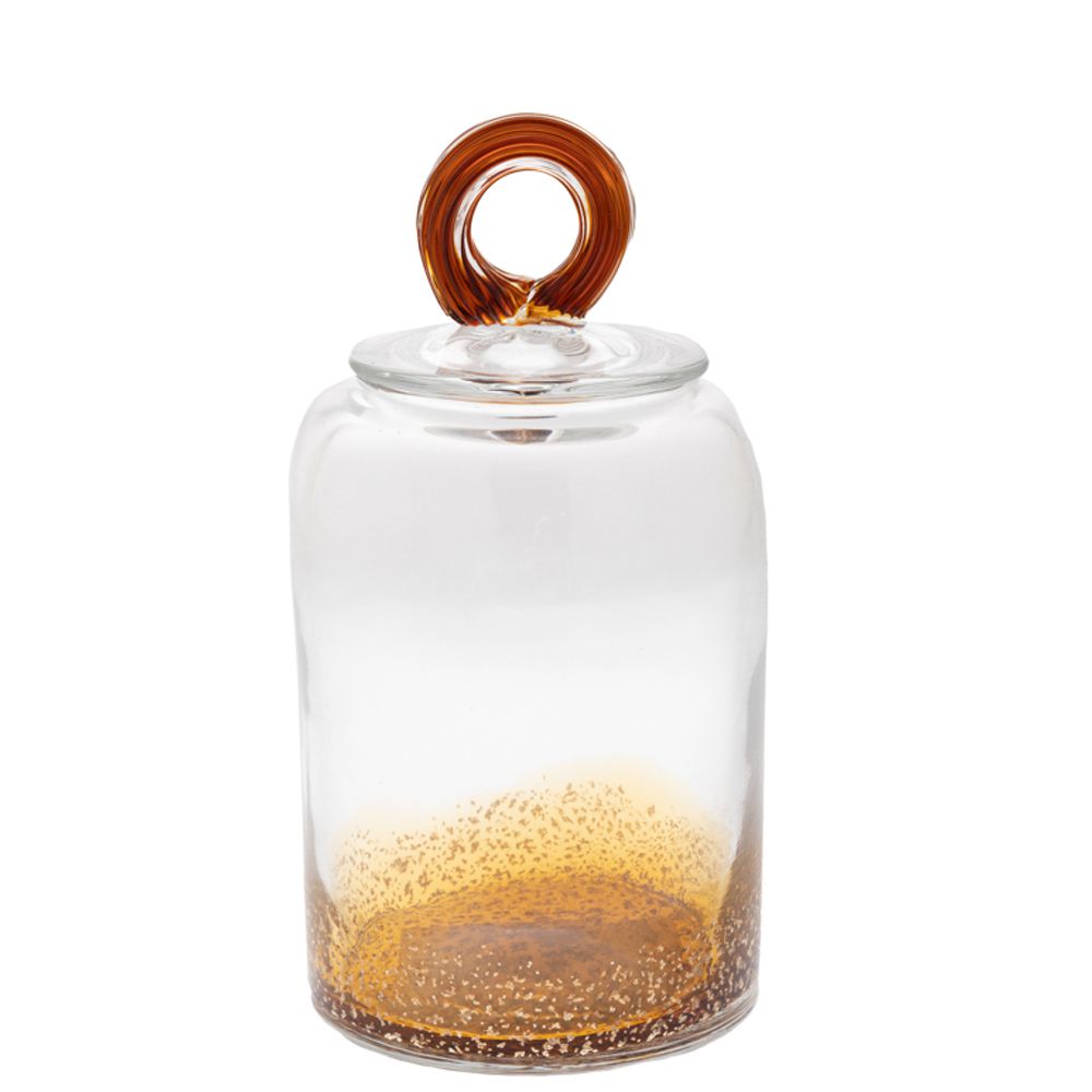 85036 ΓΥΑΛΙΝΟ ΔΙΑΦΑΝΟ-ΚΑΦΕ ΒΑΖΟ ΜΕ ΚΑΠΑΚΙ Φ12Χ22.5ΕΚ