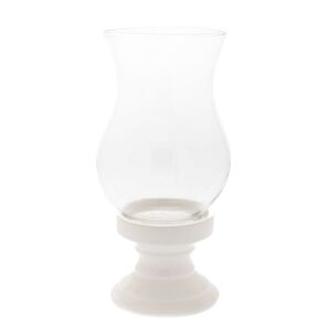 ΚΗΡΟΠΗΓΙΟ ΛΑΜΠΟΓΥΑΛΙ 17x17x34.5ΕΚ ΜΕ ΚΕΡΑΜΙΚΗ ΛΕΥΚΗ ΒΑΣΗ