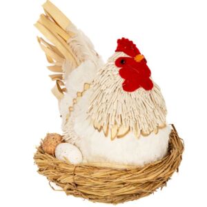 ΛΕΥΚΗ ΚΟΤΑ ΚΑΘΙΣΤΗ ΣΕ ΦΩΛΙΑ ΜΕ ΑΥΓΑ 41Χ28Χ29ΕΚ