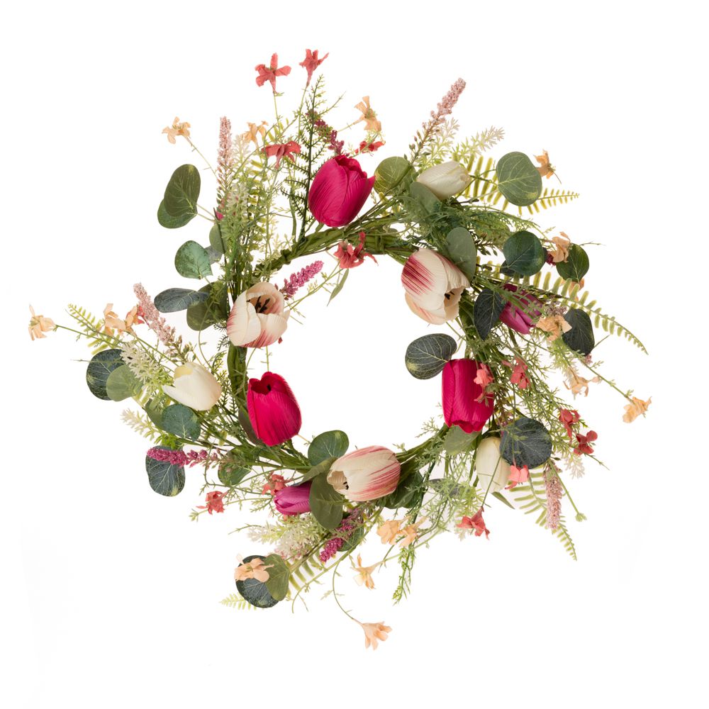 85510 ΣΤΕΦΑΝΙ ΡΟΖ ΚΑΙ ΛΕΥΚΕΣ ΤΟΥΛΙΠΕΣ 50ΕΚ