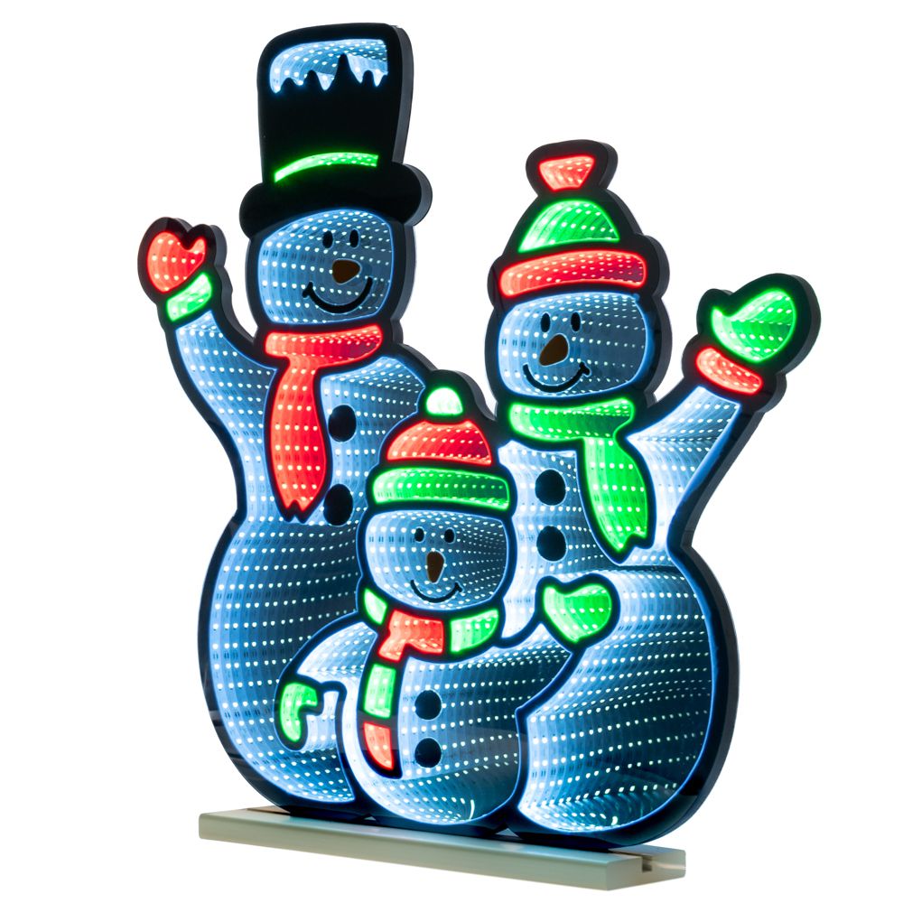 85830 INFINITY ΦΩΤΙΖΟΜΕΝΗ ΟΙΚΟΓΕΝΕΙΑ ΧΙΟΝΑΝ ΠΟΙ 65Χ65ΕΚ ΔΙΠΛΗ ΟΨΗΣ ΣΕ ΞΥΛΙΝΗ ΒΑΣΗ