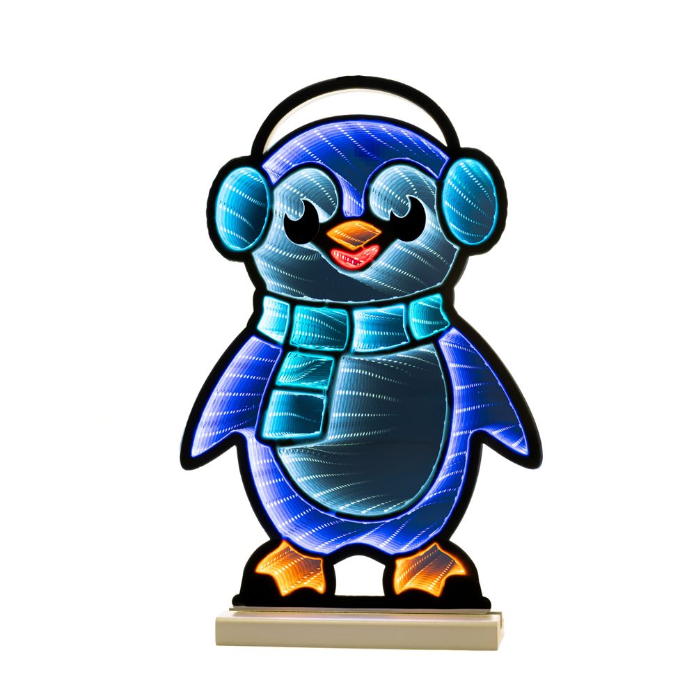 85842 INFINITY ΦΩΤΙΖΟΜΕΝΟΣ ΜΠΛΕ ΠΙΓΚΟΥΙΝΟΣ 28Χ40ΕΚ ΔΙΠΛΗΣ ΟΨΗΣ ΣΕ ΞΥΛΙΝΗ ΒΑΣΗ