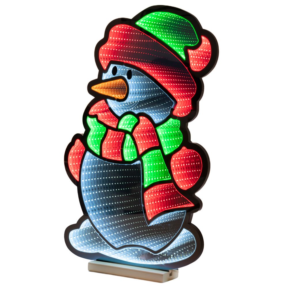 85868 INFINITY ΦΩΤΙΖΟΜΕΝΟΣ ΧΙΟΝΑΝΘΡΩΠΟΣ 39Χ60ΕΚ ΔΙΠΛΗΣ ΟΨΗΣ ΣΕ ΞΥΛΙΝΗ ΒΑΣΗ