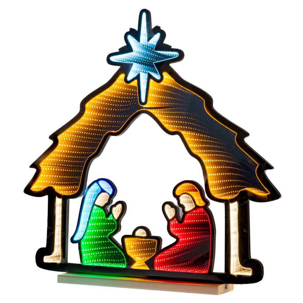 85877 INFINITY ΦΩΤΙΖΟΜΕΝΗ ΦΑΤΝΗ 65Χ65ΕΚ ΔΙΠΛΗΣ ΟΨΗΣ ΣΕ ΞΥΛΙΝΗ ΒΑΣΗ