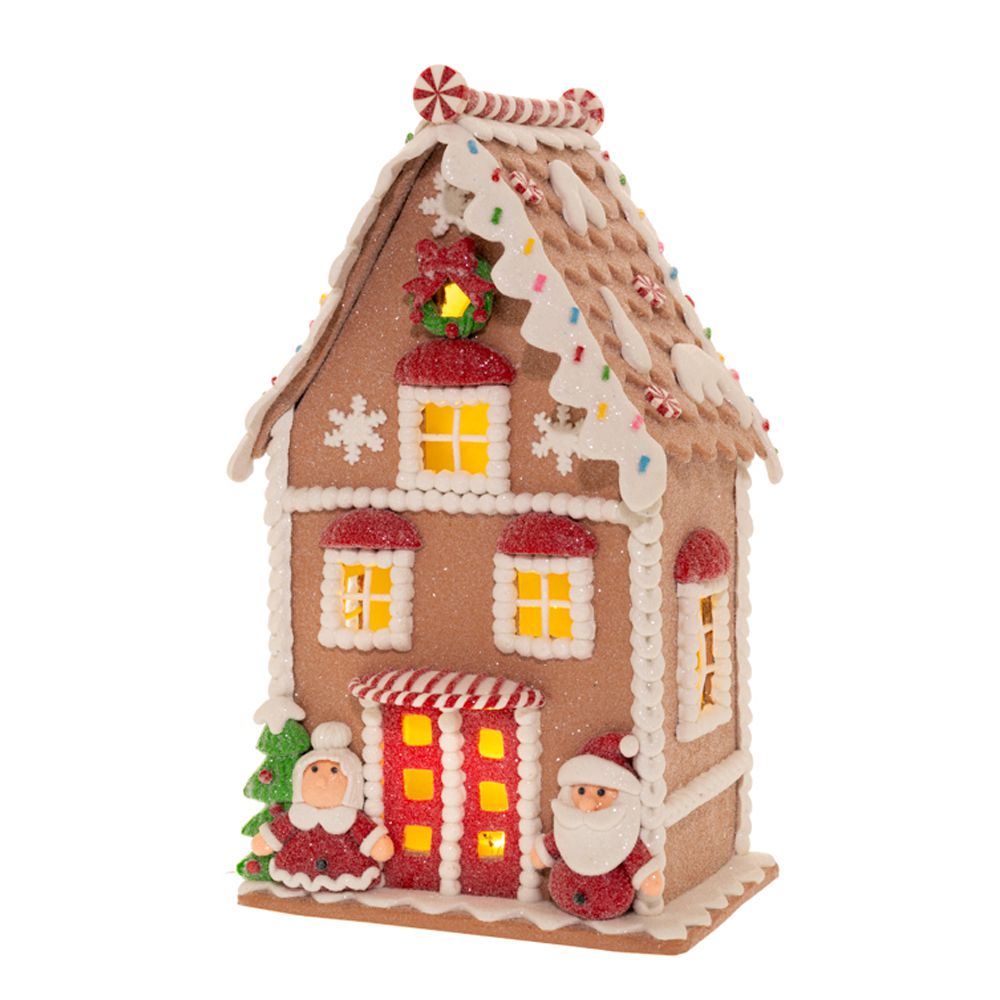 86152 GINGERBREAD ΣΠΙΤΑΚΙ ΜΕ LED ΦΩΣ 16Χ13Χ29ΕΚ