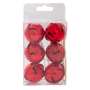 ΣΕΤ 6 ΚΟΚΚΙΝΑ ΜΕΤΑΛΛΙΚΑ ΚΟΥΔΟΥΝΑΚΙΑ 3.5 ΕΚ