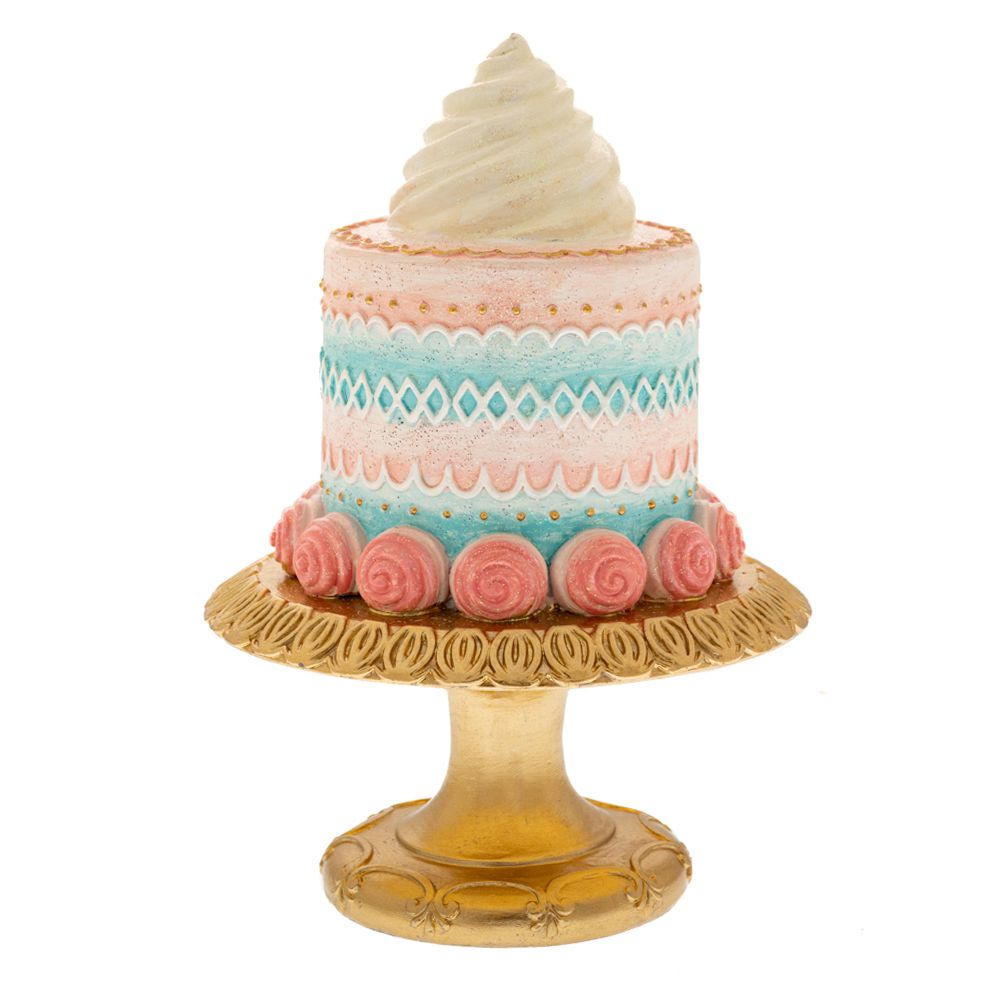 86636 ΔΙΑΚΟΣΜΗΤΙΚΗ ΠΟΛΥΡΕΖΙΝ ΤΟΥΡΤΑ Φ15.5Χ22ΕΚ