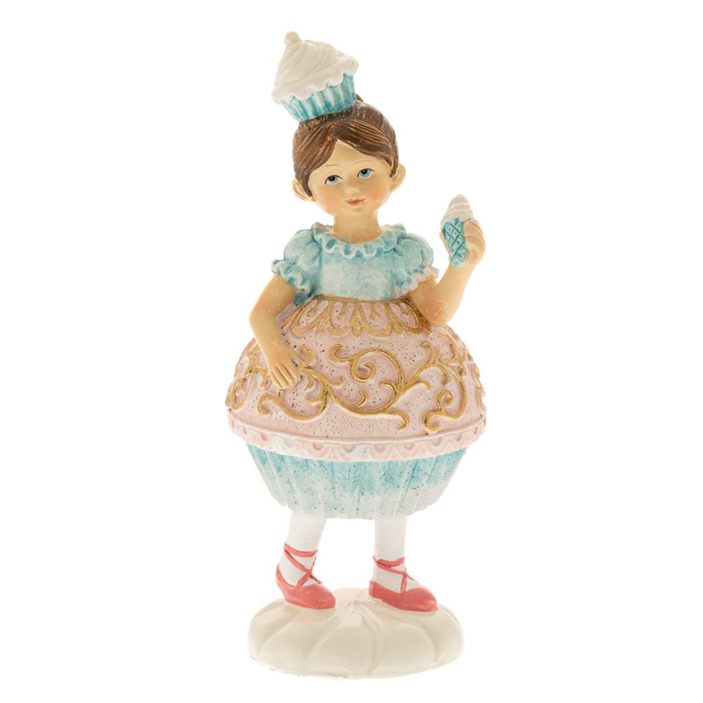 86639 ΓΑΛΑΖΙΟ ΠΟΛΥΡΕΖΙΝ ΚΟΡΙΤΣΙ CUPCAKE 6.5Χ6.5Χ16ΕΚ