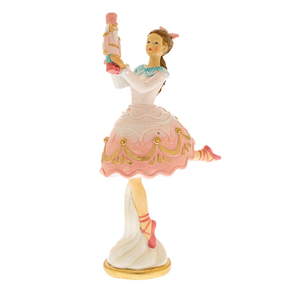 86640 ΡΟΖ ΠΟΛΥΡΕΖΙΝ ΜΠΑΛΑΡΙΝΑ ΠΟΥ ΚΡΑΤΑΕΙ ΚΑΡΥΟΘΡΑΥΣΤΗ 14.5Χ8Χ24ΕΚ