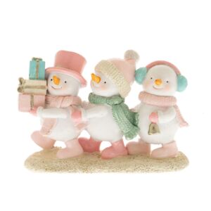 ΠΟΛΥΧΡΩΜΑ ΠΟΛΥΡΕΖΙΝ ΧΙΟΝΑΝΘΡΩΠΑΚΙΑ 14.5Χ5.5Χ10ΕΚ