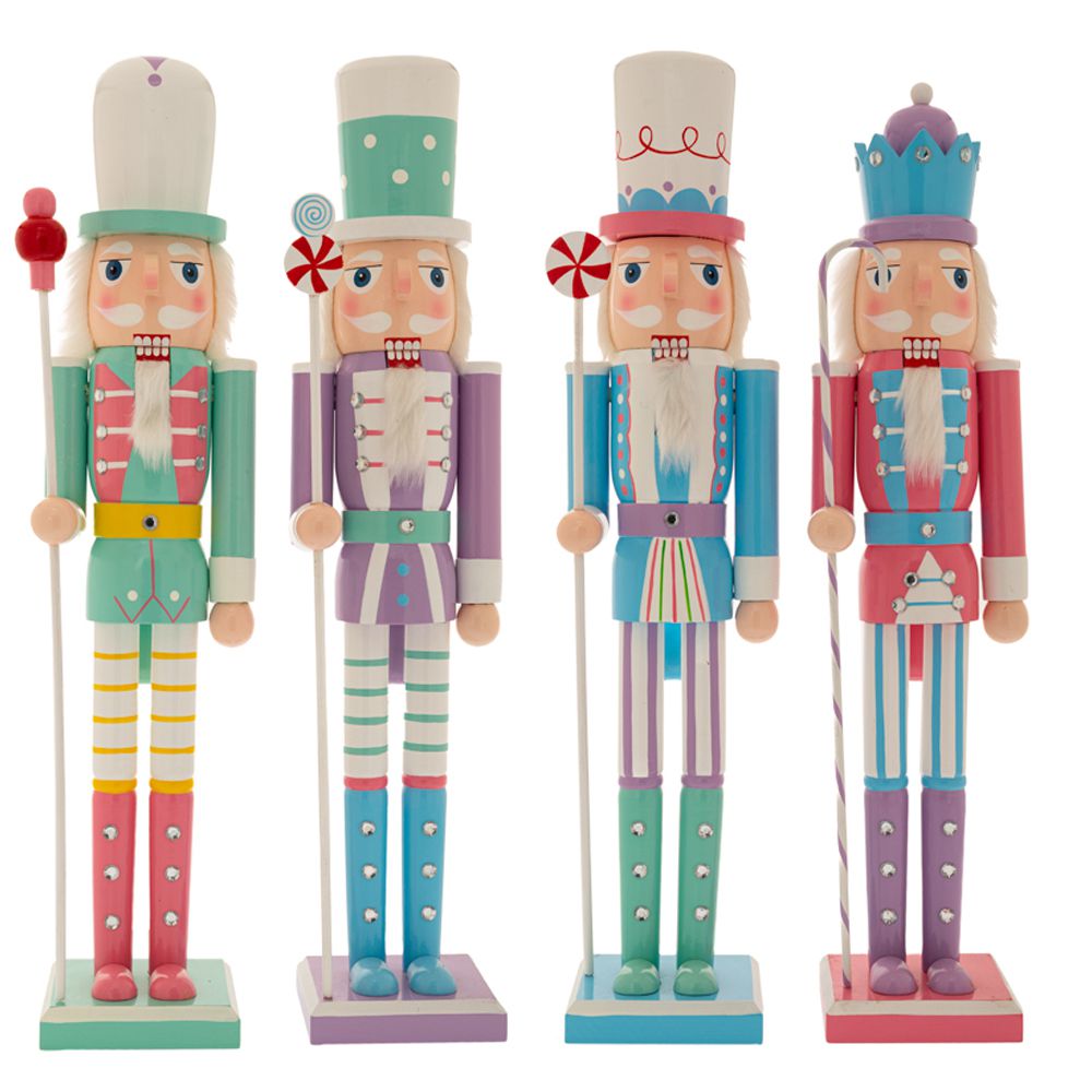 86879 ΠΟΛΥΧΡΩΜΟΙ ΞΥΛΙΝΟΙ ΚΑΡΥΟΘΡΑΥΣΤΕΣ 60ΕΚ 4 ΣΧΕΔΙΑ ΑΣΟΡΤΙ